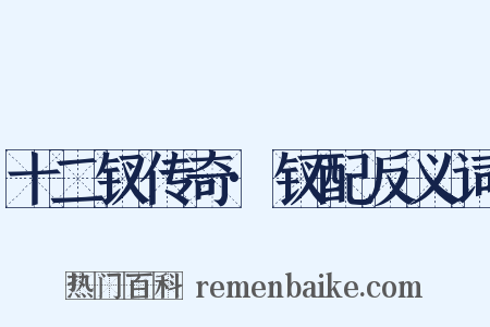 十二钗传奇·钗配反义词是什么意思的图片